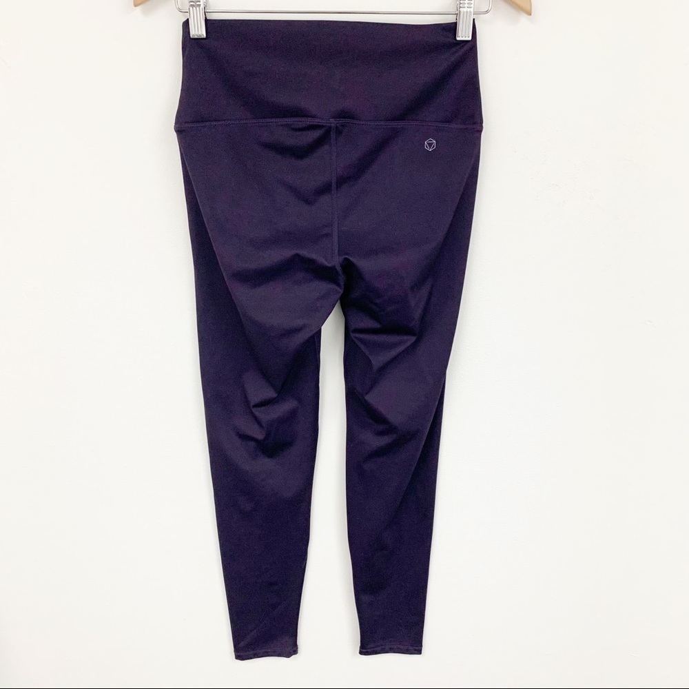 AR-33 Womens Purple High Waist Leggings sz M - Picture 3 of 11